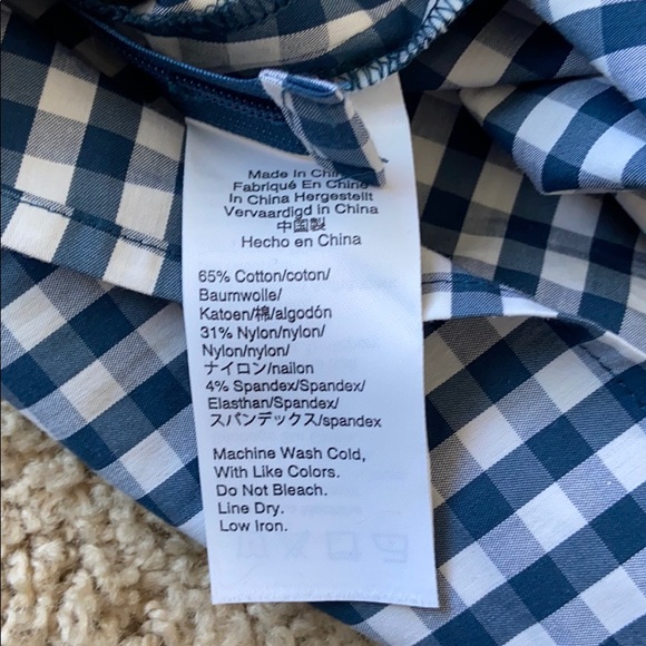 Universal Standard for J Crew gingham top - Picture 5 of 6
